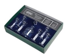 6 Aquavitglass og karaffel