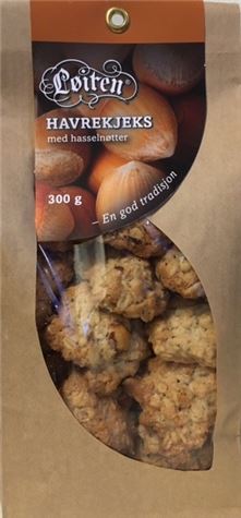 Havrekjeks med hasselnøtter