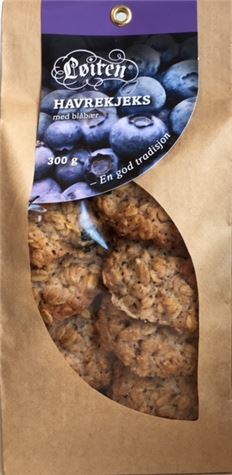 Havrekjeks med blåbær